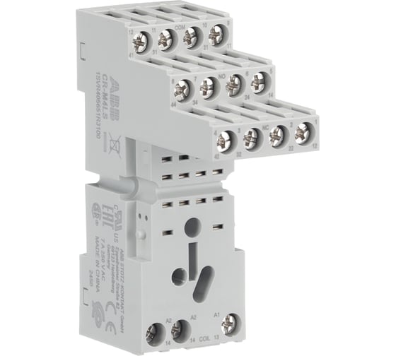 Изображение товара Цоколь ABB CR-M4LS для реле CR-M 2/4ПК, 10 шт 1SVR405651R3100