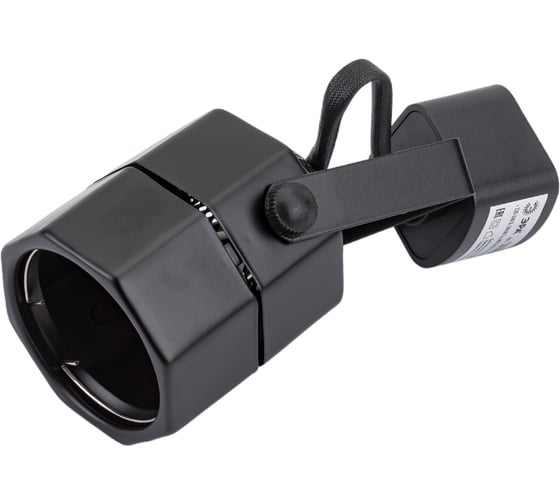 Изображение товара Трековый светильник ЭРА, TR9GU10, BK MR16, черный Б0044266