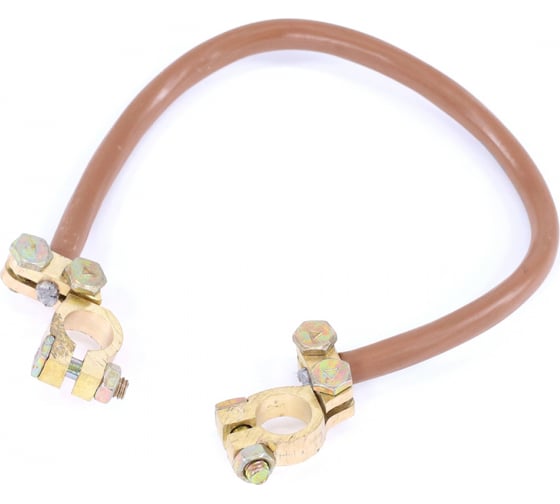 Изображение товара Провод АКБ VOLTON перемычка, клемма-клемма, латунь, П-5 400 мм. S=35 мм. VLT540035