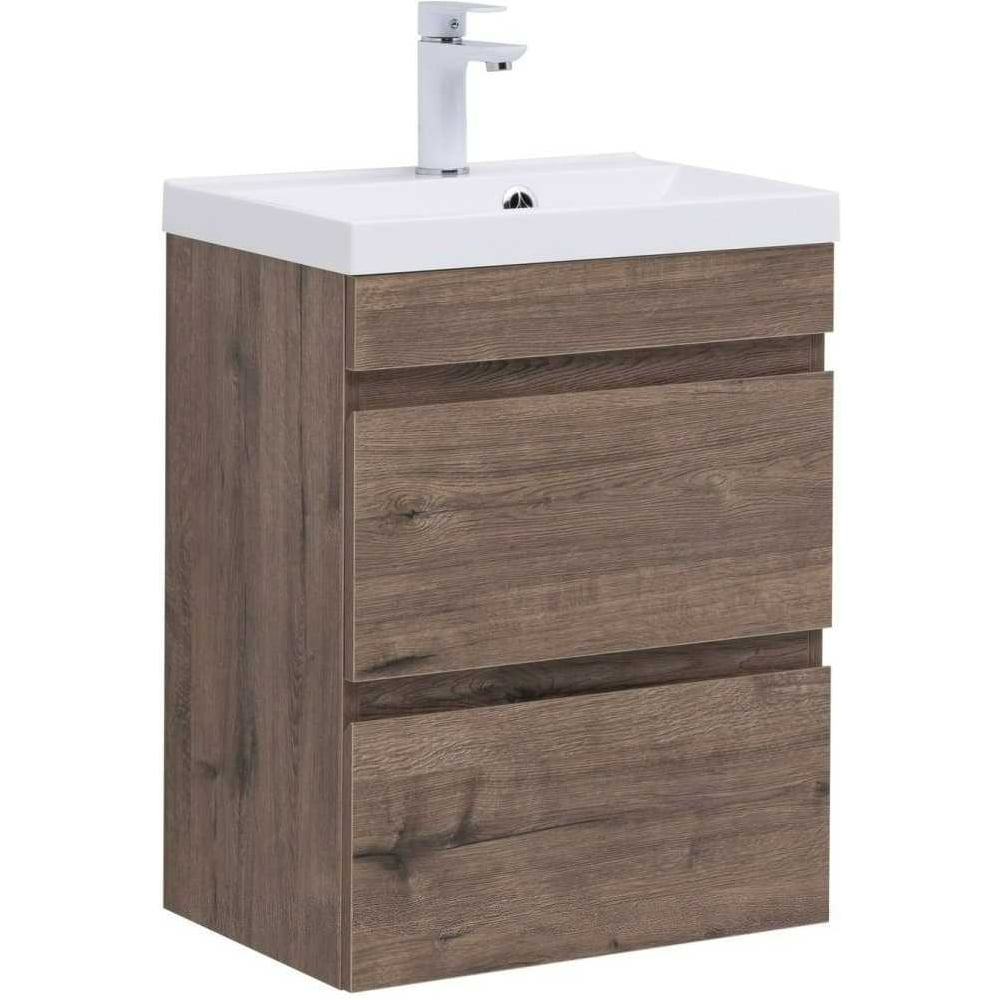 Изображение товара Тумба Aquanet Нота new 50 цвет дуб веллингтон табак для ванной комнаты