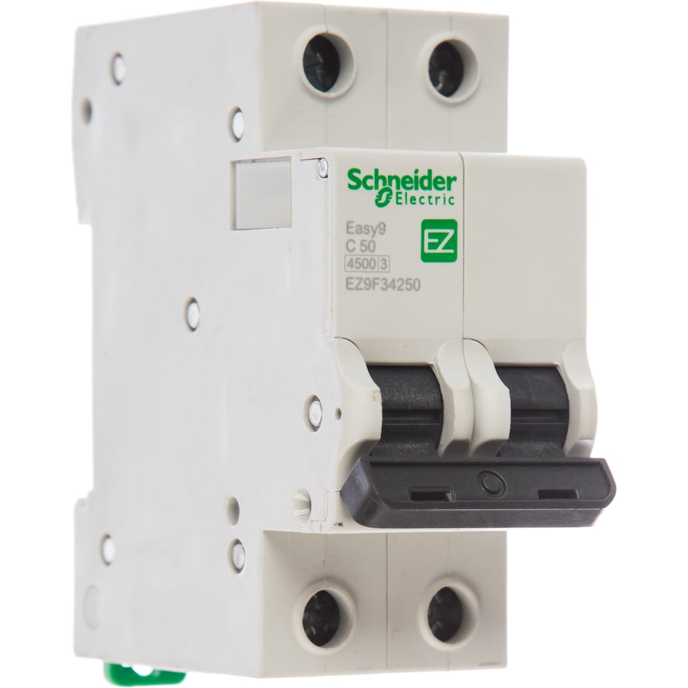 фото Автоматический выключатель schneider electric easy 9 2п 50а с 4,5ка 230в =s= ez9f34250