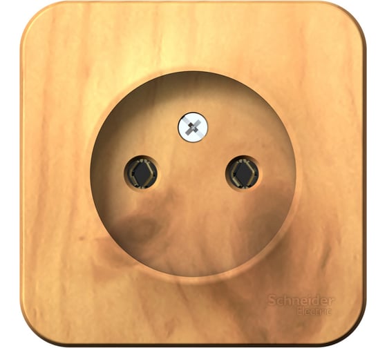 Изображение товара Розетка Systeme Electric BLANCA без заземления, без шторок, ясень BLNRA000105