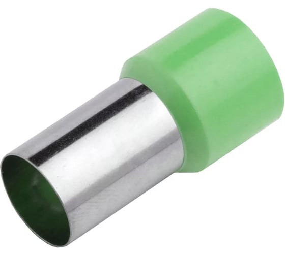 Изображение товара Наконечник-гильза General Lighting Systems НГИ1 GNGI-E-16-12-50 Зеленый, 50 штук 476258