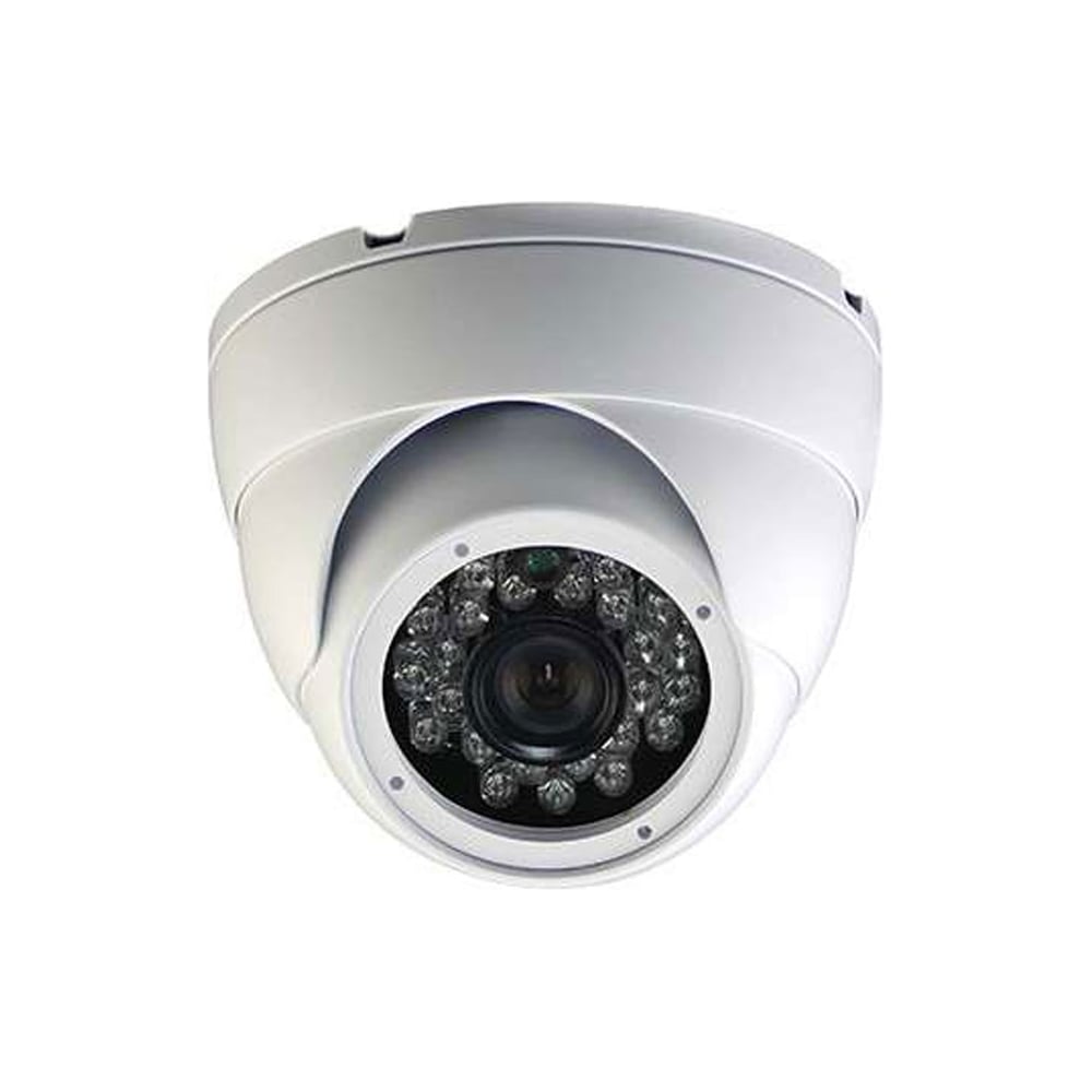 Изображение товара IP видеокамера Рубин DVI-D225 POE LV v2.0 с купольным корпусом, ИК подсветкой и PoE