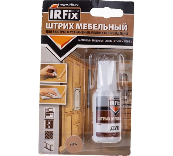 Изображение товара Мебельный штрих IRFIX 20 мл, дуб 20273