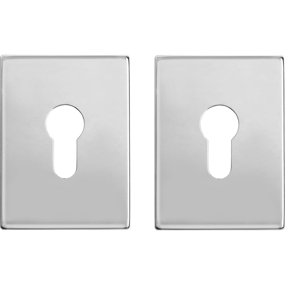 Изображение товара Накладка для ц/м БУЛАТ НДЦ 02.04 Ферона хром для евроцилиндра