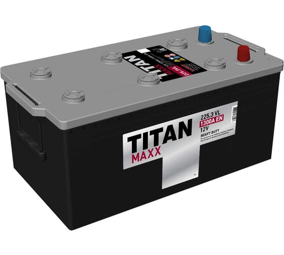 Изображение товара Аккумулятор TITAN MAXX 6СТ-225.3 VL 4607008884449