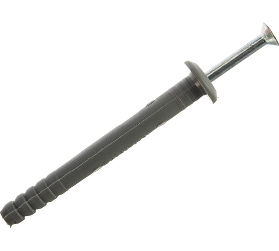 Изображение товара Дюбель-гвоздь Госкреп 6х60 мм, грибная манжета, полипропилен, 40 шт., пластиковый контейнер, 400 мл 4-0012480