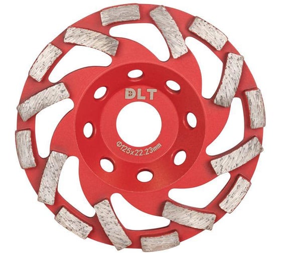 Изображение товара Диск алмазный (алмазная чашка) 125 мм FAN TOP DLT 1419