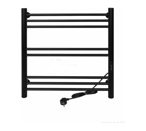 Изображение товара Электрический полотенцесушитель ТЕРА Богема 500x600 (диммер, черный) ПСК-15-02д.ч