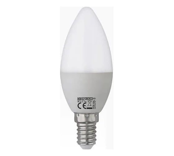 Изображение товара Лампа светодиодная Horoz Electric ULTRA-10 С37 10W 6400K E14 175-250V 001-003-0010 HRZ11100003