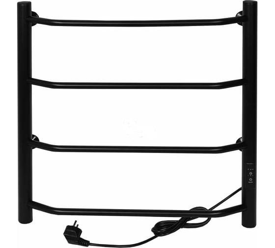 Изображение товара Электрический полотенцесушитель ТЕРА Виктория 500x600 (диммер, черный) ПСК-11-02д.ч