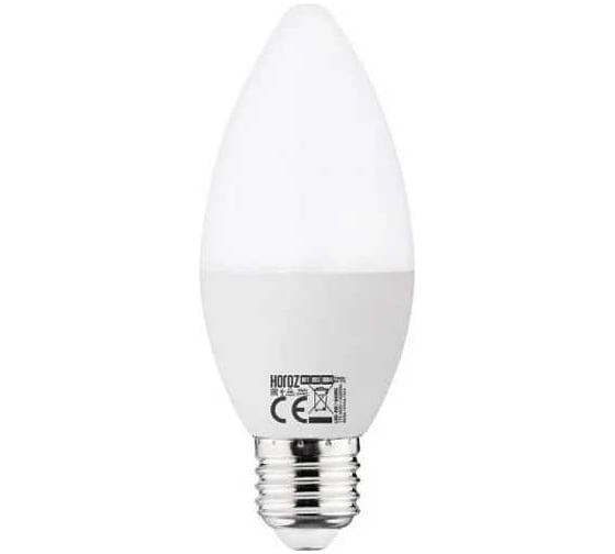 Изображение товара Лампа светодиодная Horoz Electric ULTRA-8 С37 8W 6400K E27 175-250V 001-003-0008 HRZ33002974