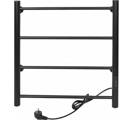 Изображение товара Электрический полотенцесушитель ТЕРА Классика 500x600 (диммер, черный) ПСК-09-02д.ч