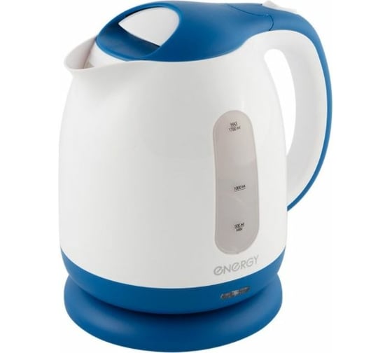 Изображение товара Чайник Energy E-293 1.7 л, пластик, цвет бело-голубой, 005212