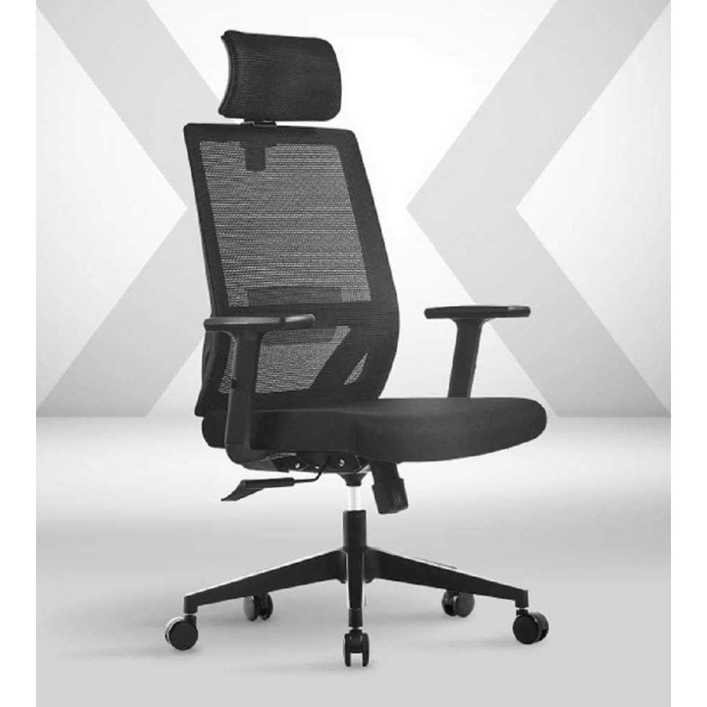 Изображение товара Офисное поворотное кресло KSG SPARX FX-1 Toro Black/Black с регулируемыми подлокотниками