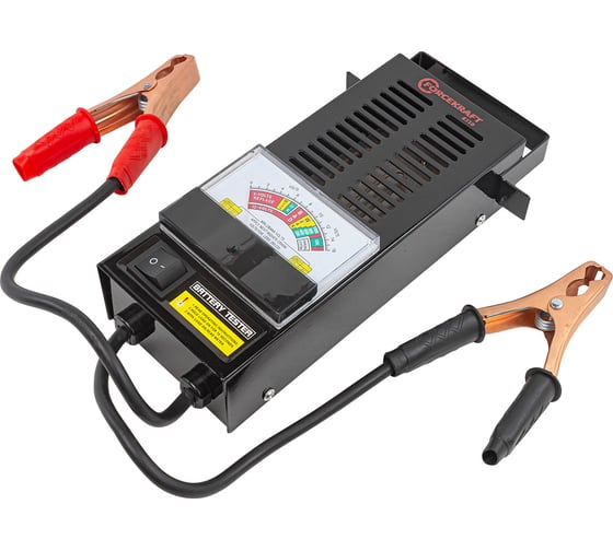 Изображение товара Тестер аккумуляторных батарей аналоговый Forcekraft (6V-12V, 100А) FK-8310(52416)