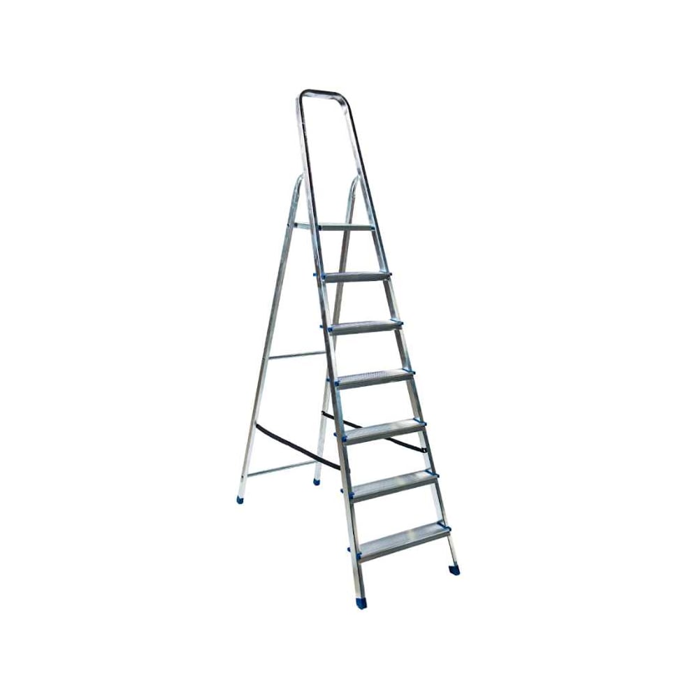 Изображение товара Стремянка алюминиевая GEVA TRADE 7 ступеней, 145 см, 5.3 кг SAGT-07