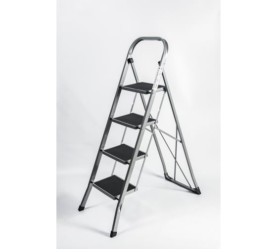 Изображение товара Стремянка стальная GEVA TRADE ШИРОКАЯ 4 ступени WK6018F-4A