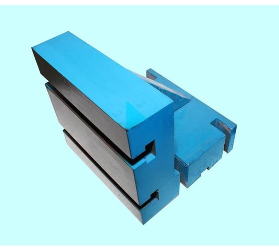 Изображение товара Плита чугунная TLX угловая 300x300мм монтажная шабр. кл. точн.1 с Т-образ. и крепежн. паз. 65281