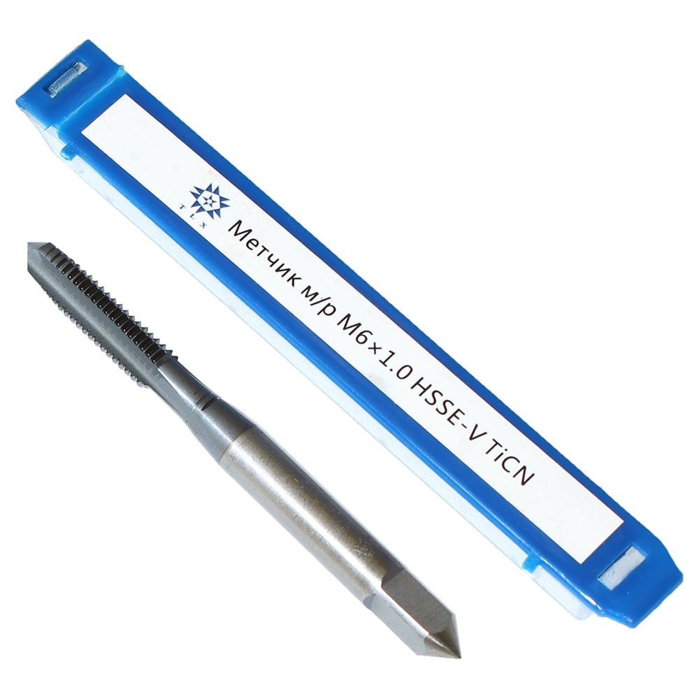 Изображение товара Метчик TLX М 6,0 1,0 м/р.HSSЕ-V GV3 покрытие TiCN ISO 529 74559