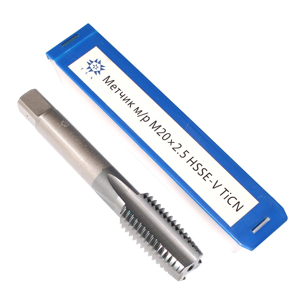 Изображение товара Метчик TLX М20,0 2,5 м/р.HSSЕ-V GV3 покрытие TiCN ISO 529 74566