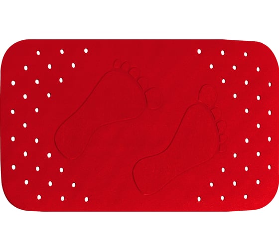 Изображение товара Противоскользящий коврик RIDDER Plattfuss красный, 38x72 67076