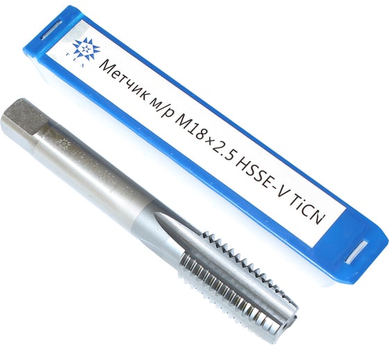 Изображение товара Метчик TLX М18,0 2,5 м/р.HSSЕ-V GV3 покрытие TiCN ISO 529 74565