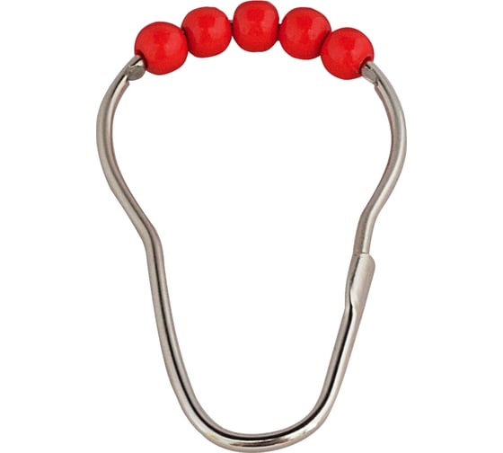 Изображение товара Кольца для штанги RIDDER комплект 12 шт, с красными шариками 49566