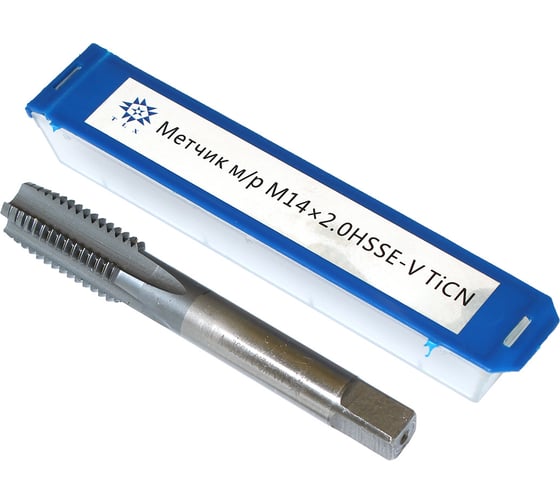 Изображение товара Метчик TLX М14,0 2,0 м/р.HSSЕ-V GV3 покрытие TiCN ISO 529 74563