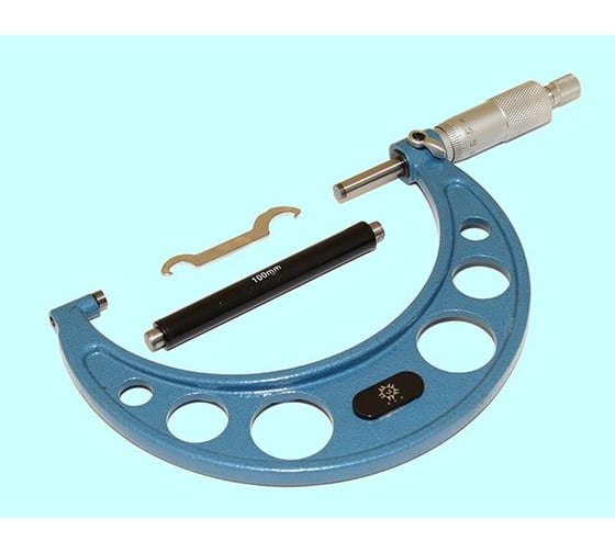 Изображение товара Микрометр гладкий TLX МК-125 100-125 мм 0,01 кл.т.1 тв.сплав 400-125 67392