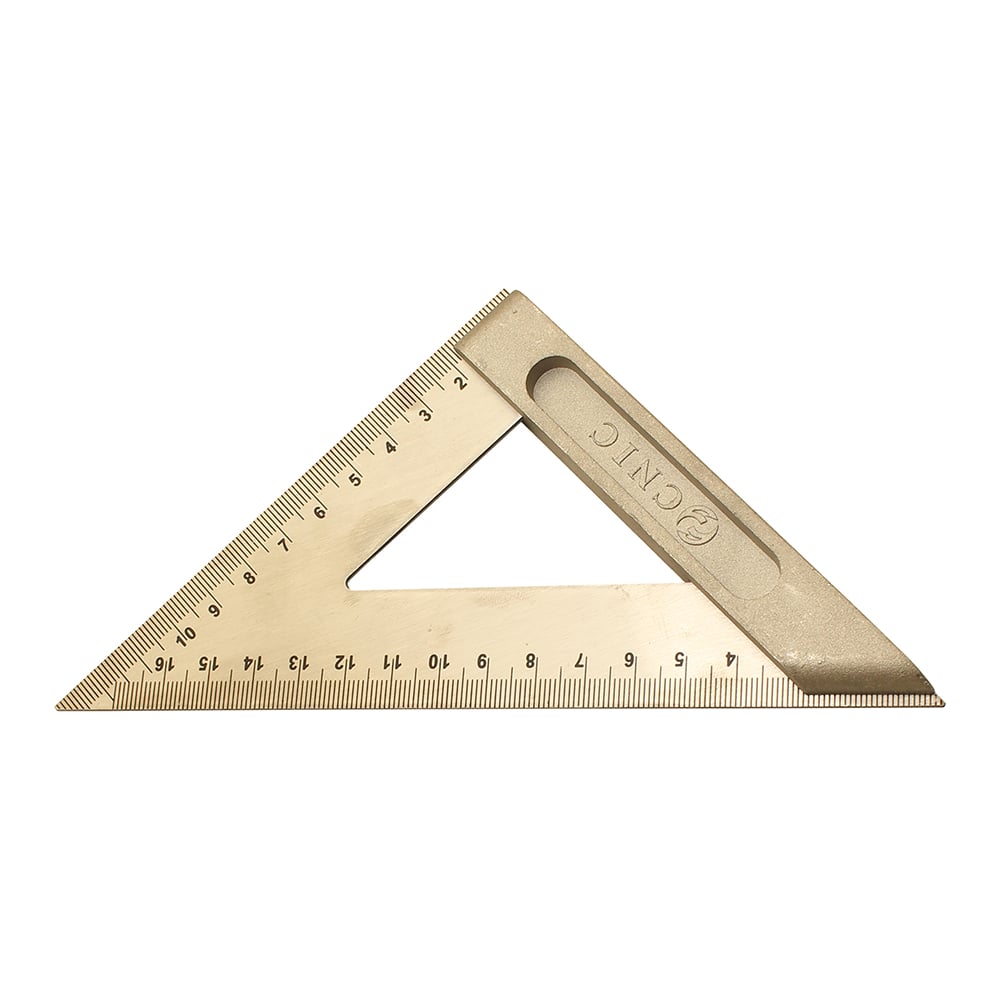 Изображение товара Угольник Треугольник CNIC 160 мм с широким основанием 74417