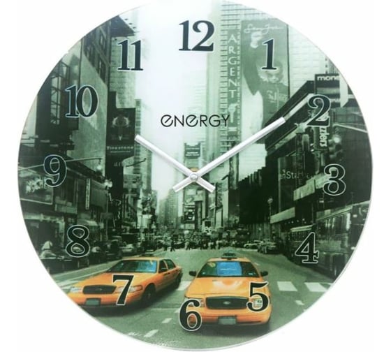 Изображение товара Настенные кварцевые часы Energy модель ЕС-137, круглые, 009519