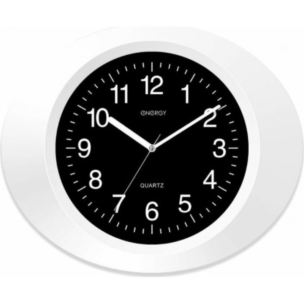 Настенные кварцевые овальные часы ENERGY часы настенные 30 см белые классика y4 3345