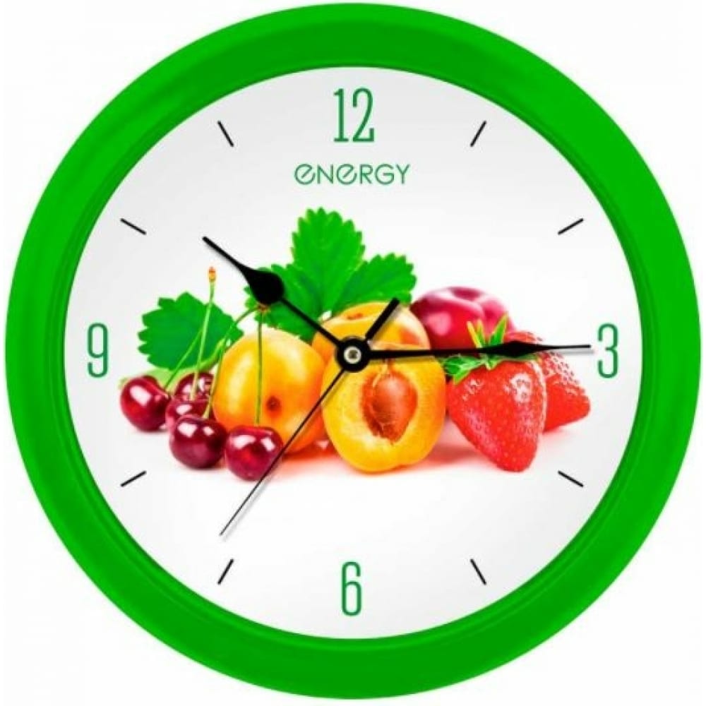 Настенные кварцевые часы ENERGY смарт часы gt 4 зеленый зеленый 3215418