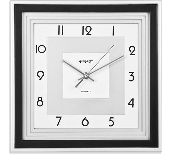 Изображение товара Настенные кварцевые часы Energy модель ЕС-11, квадратные, 00 9311