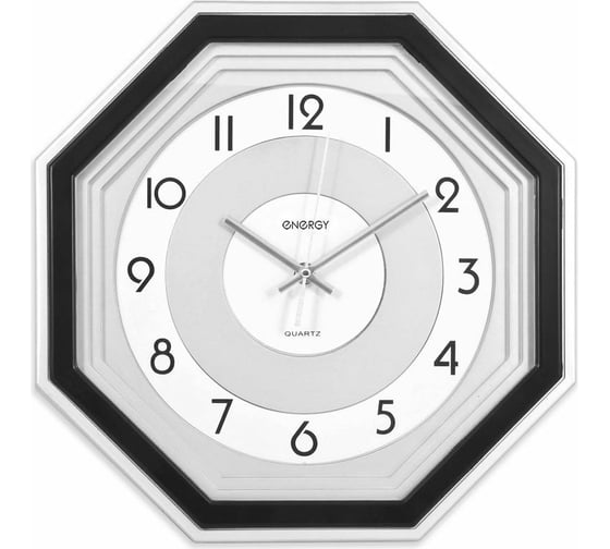 Изображение товара Настенные кварцевые часы Energy модель ЕС-12, восьмиугольные, 009312