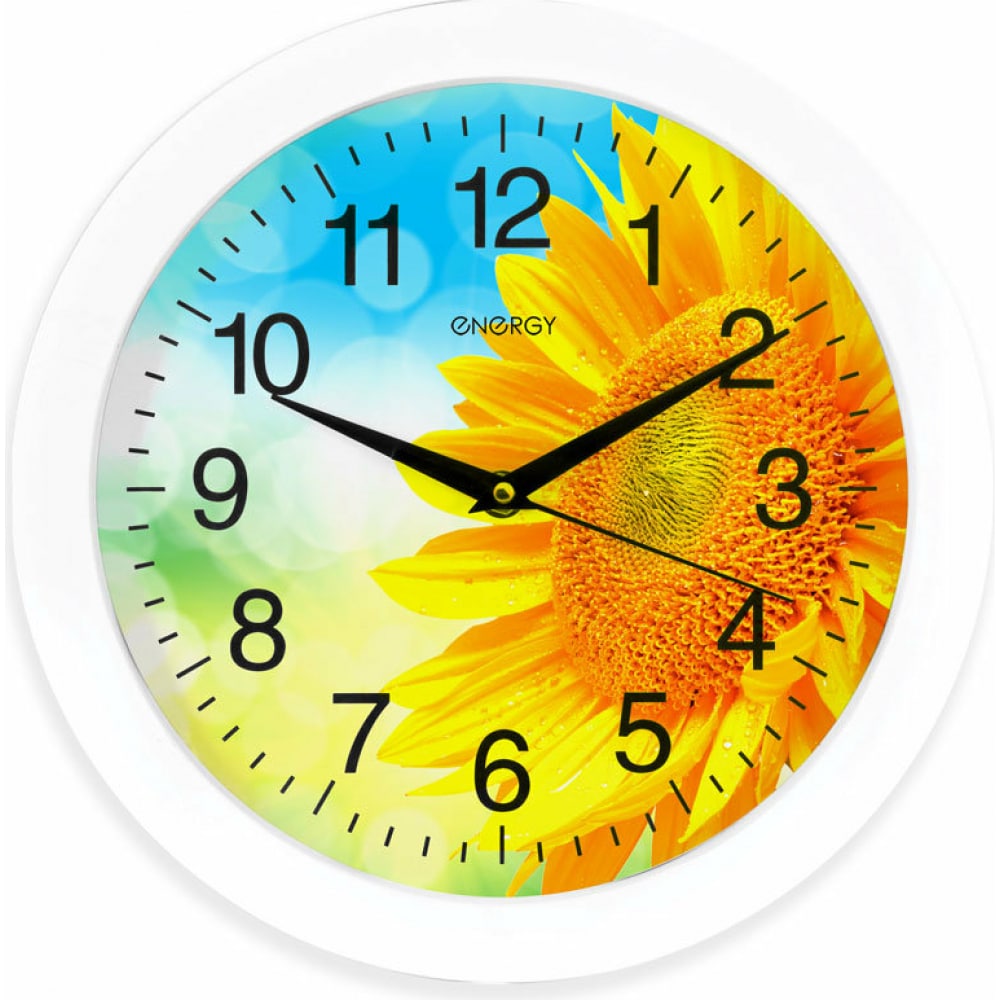 Настенные кварцевые часы ENERGY часы настенные кварцевые 33х33 5 см полимер y4 6864