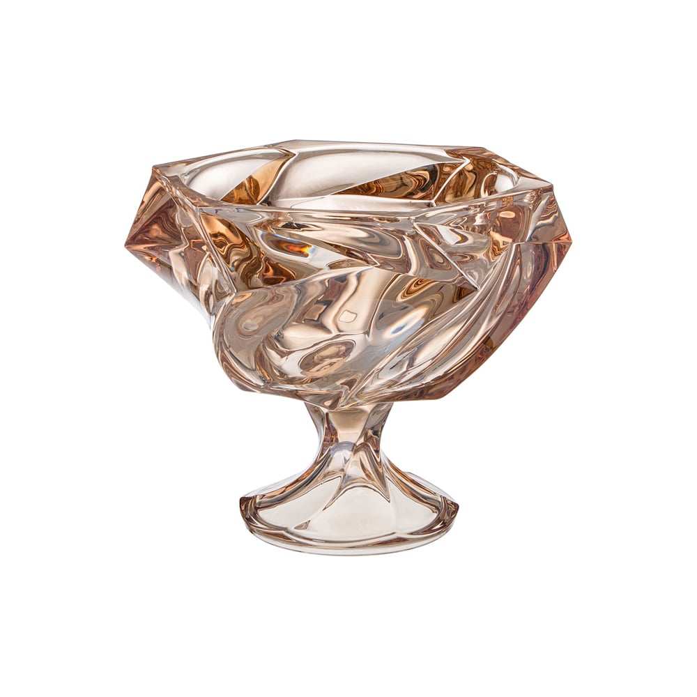 Блюдо на ножке Lefard bogema amber