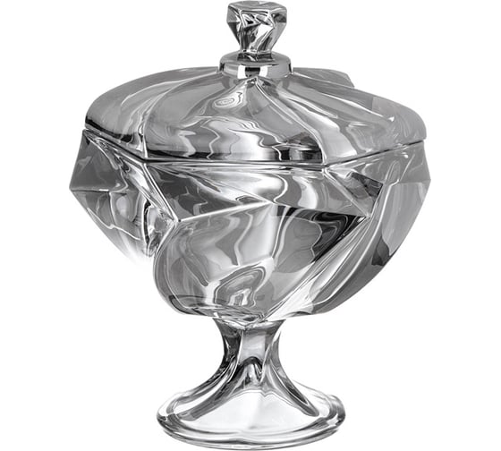 Изображение товара Блюдо с крышкой на ножке Lefard bohema grey диаметр=17 см высота=21,5 см 195-226