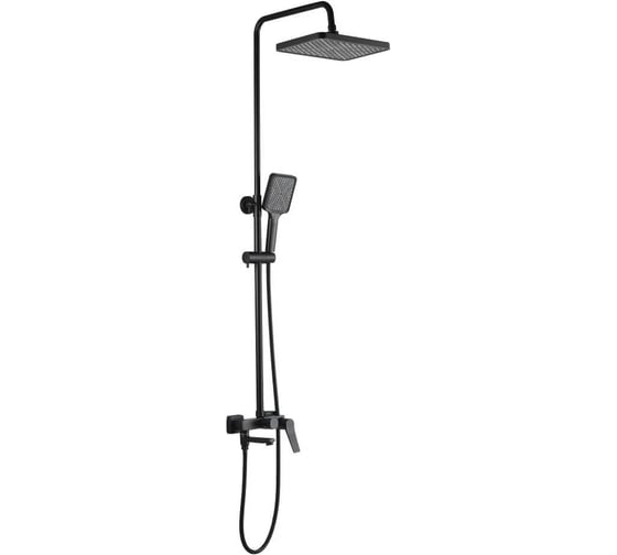 Изображение товара Душевая стойка со смесителем с коротким изливом OSGARD MANEN BLACK 65050 940000001505