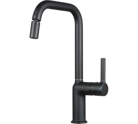 Изображение товара Смеситель для кухни OSGARD HAVET черный матовый, аэратор с изменяемым углом наклона 56173 940000001530