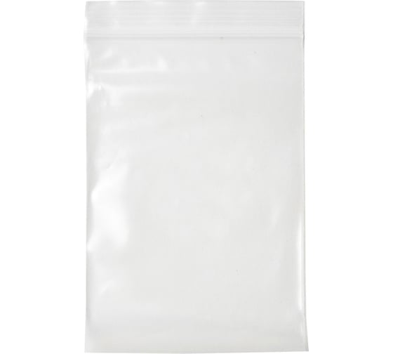 Изображение товара Пакет ООО Комус с замком Zip Lock 8x12 см, 80 мкм,100 шт 1757595
