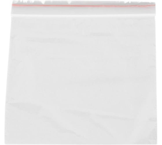 Изображение товара Пакет ООО Комус с замком Zip Lock 10x10 см, 32 мкм, 100 шт 1757456
