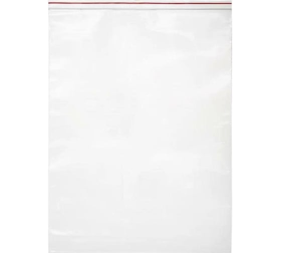 Изображение товара Пакет ООО Комус с замком Zip Lock 40x50 см, 45 мкм,100 шт 1757596