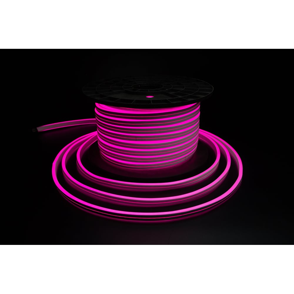 Изображение товара Гибкий Неон TEAMPROF двусторонний 50м розовый для наружной и внутренней подсветки