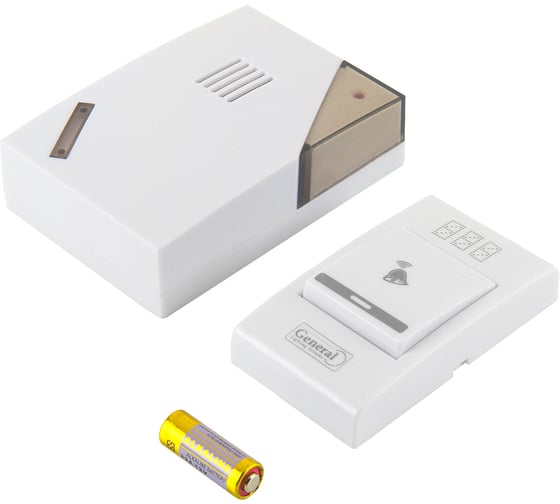 Изображение товара Звонок беспроводной General Lighting Systems GDB-B-003 на батарейках 800654