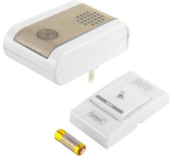 Изображение товара Звонок беспроводной General Lighting Systems GDB-220V-001 от сети 800651