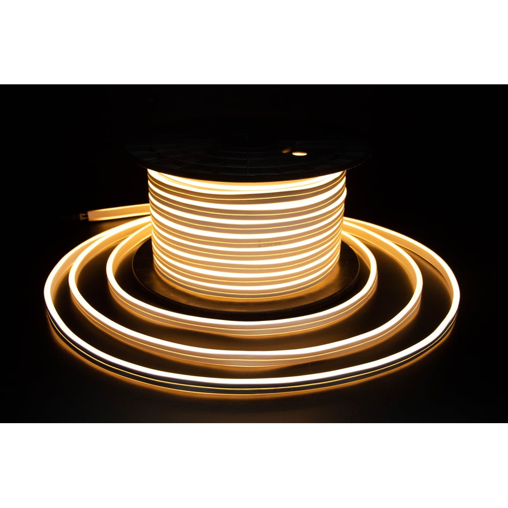 Изображение товара Гибкий неон TEAMPROF 50м Тёплый белый 24В