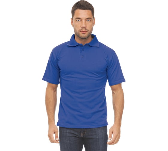 Изображение товара Рубашка ГК Спецобъединение ПОЛО василек, Бел 543.03/ S/46